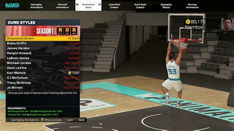 An 85 3pt rating to keep the defense honest and open up the driving lanes. . Dunk package requirements 2k23